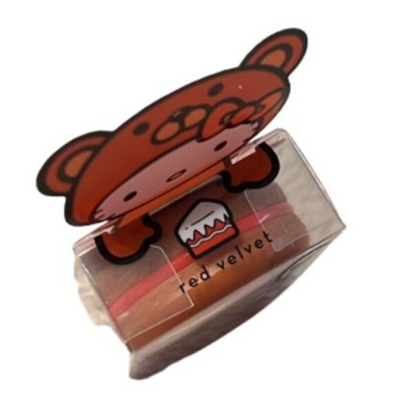 Hello Kitty Teddy Bear Macaron Lip Balm - Red Velvet - Picture 3 of 5